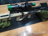 Steyr AUG SA 3 SWAT 223   STG 77 Cerakote Sand mit Delta 1-6ZF 