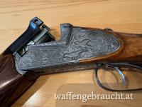 Bockflinte Cal.16 mit Traumhafter voll Gravur 
