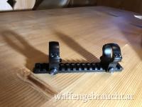 Recknagel Picatinnyschiene für Mannlicher M  SM12/CL2, Classic, Pro Hunter, Export mit Montageringen