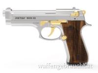  Pistole Retay Mod.92 Kal. 9mm P.A.K. Satin/Gold