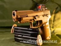 Sig Sauer P320 M17 Full-Size Pistole Kaliber 9mm Luger ***US ARMY ***( ziviles Modell ) Red Dot , Griffmodule und Zubehör 