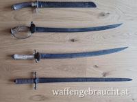 antike Hirschfänger - Jagdschwerte