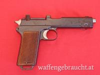 Steyr M 1912/1913 Pistole, Kal. 9 mm Steyr, Rumänienkontrakt, Waffennummerr: 5755 b, guter Zustand