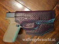Holster für Glock 17, handgenäht