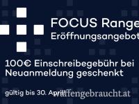 FocusRange Eröffnungsangebot bis 30.04
