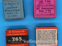 Konvolut historische Munition 7,65 Browning und 4mm M20 zB Walther PP