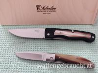 Saladini ZUAVA NEXT und Jagdtaschenmesser "HIKING" Setpreis Made in Scarperia Italy 