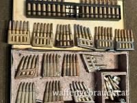 Konvolut Sammlermunition mit Ladestreifen