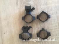 Leupold QR Montage Unterteile Basen + Oberteile Ringe 30mm für Mauser K98