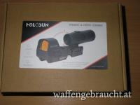 HOLOSUN HS510C Solar Red Circle Dot Sight Combo with HM3X 