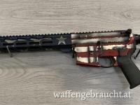 AKTION! Ruger AR-556 Rifle MPR 10 Schuss 18" Kal. .223Rem. Nato American Flag Cerakote