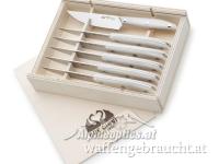 Due Cigni 1896 Steakmesser Set POM Weiß