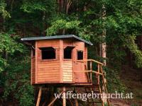 Große Panorama-Kanzel - Premium Kanzel, 1 Fenster inkl. Windläden in der Tür, sonst ohne Zubehör 07600