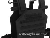 Plattenträgerweste mit schusssicheren Platten NIJ IIIA, NI JII oder NIJ IV