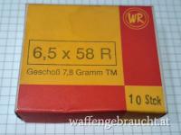 seltene Sammlermunition 6,5x58R Jagdpatronen