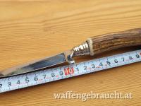 Jagdmesser Hirschhorn Geweih Solingen Lederhose Tracht 