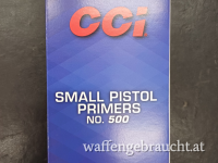 CCI Zündhütchen # 500 Small Pistol, € 118.- per 1000 Stk.