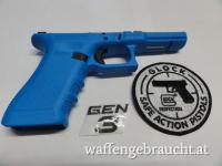 Griffsstück GLOCK 17 Gen. 3 in BLAU befüllt mit allen Teilen NEU