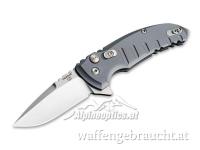 Hogue X1 Microflip 2.75" Drop Point Stonewash Gray Taschenmesser