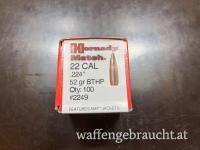 100 Stk. Hornady Match .224 52gn BTHP #2249