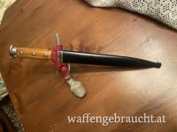 Schweizer Offiziersdolch 1945 inkl. Koppel