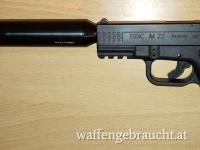 Pistole ISSC M22 SD .22l.r. *Austria Kleinkaliberpistole mit Gewindelauf!!* .22lfB !!! - RKJ