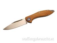 MKM Fara Olivenholz Taschenmesser mit Lederscheide