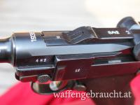 Pistole 08 1936 S/42 nrgl inkl Magazin Mauser Luger P08