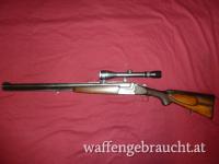 Bockbüchsflinte, Martin Kruschitz- Ferlach/ Wien, Kal.: 7x65R// 12/70