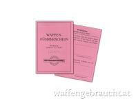 Waffenführerschein Erstaustellung