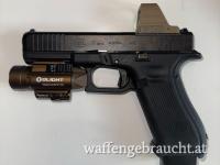 Glock 17 Gen5 MOS, Red Dot Lampe Abzugstuning Magazintrichter Holster!