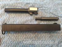 Glock 17 Gen4 Verschluss komplett als Wechselsystem - Kaliber 9 mm Para / Luger, kein Griffstück vorhanden