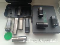 Verschiedene Choke Beretta, Browning, Blaser, Zoli, Khan Arms, Puffer Patronen, Putzsets 