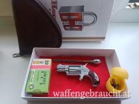 North American Arms NAA Gravierter Hochpräziser Mini Revolver 22lr Stainless 