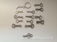 Schlüssel für Revolver und Pistolen Holz Kassetten (Uhr Schüssel)
