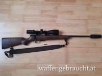 neuwertige Weihrauch HW66 Kal.17 Hornet inkl Hausken SD und Zeiss V4 3-12x56