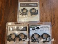 Magnum Stahl Weaverringe, 4-fach Verschraubung
