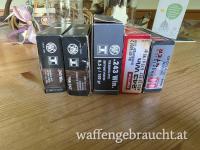 243 Win. Restmunition und Hülsen