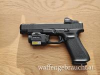 Glock 34 Gen.5/MOS - mit Vortex Viper Red Dot, Fenix tactical light und Holster