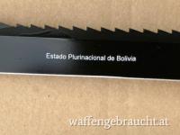 Limitiertes Glock Feldmesser in schwarz mit Säge speziell für die bolivianischen Sondereinheiten gelabelt 