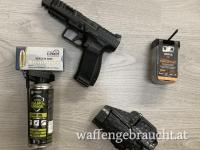 Canik Set Aktion! Canik SFX Mod. 2 9mm SAO + 200 Schuss Munition + Holster + Reinigsschnur + Öl