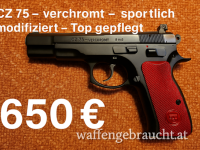CZ75 gebraucht inkl. 2 Holster 