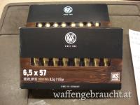 40 Stück RWS 6,5x57 8,2 g KS