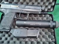 Sammler-AKTION: Heckler&Koch USP Tactical 9x19 + dazu gehöriger HK Schalldämpfer