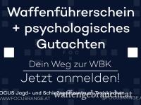 FocusRange WAFFEN-FÜHRERSCHEIN jeden Freitag um 17:00 und 18:15 ab € 79.- 