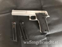 Smithe & Wesson .22 lr, Kleinkaliberpistole, Stainless-Ausführung