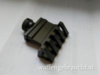 45-Grad Offset Schienenmontage 4 Slots 20mm Picatinny Weaver Schiene, Offset Mount, Side Mount, Weaver Gun Rail Mount