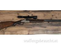 Ferlacher Kipplauf Bockbüchsflinte  6,5x57R 20/70 mit Kahles 1,5-6x