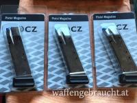 3x 2014375-99 CZ Magazin CZ 75 SP-01 Shadow / Shadow 2 Nickel 19-schüssig inkl. Postversand