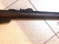 Seltenes langes Carcano Modell 1891 Gewehr aus dem 1. und/oder 2. Weltkrieg im Kaliber	6,5 × 52 mm Mannlicher-Carcano